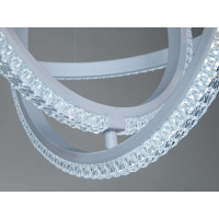 Люстра підвісна Diasha біла 3 кільця 46 Вт Diasha D8702/400-3WH