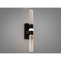 Дизайнерське чорне світлодіодне бра в вітальню, 6 Вт Diasha F3872BK