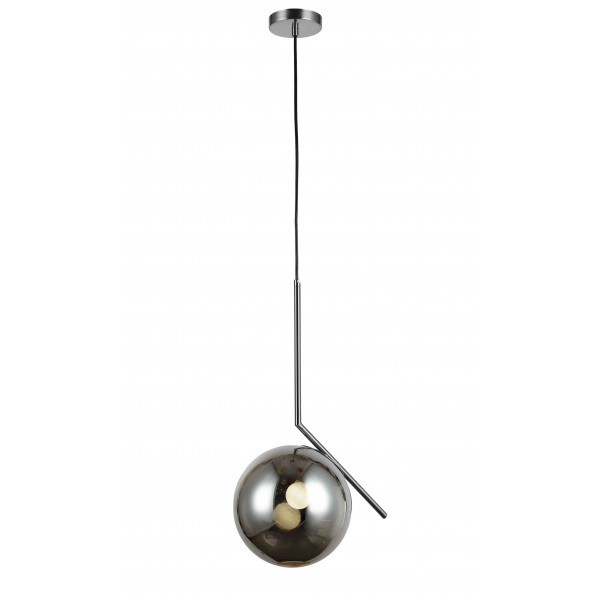 Светильник люстра подвесная в стиле лофт шар Levistella 9163815-1 CR+BK