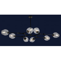 Люстра молекула Levistella 752L7731-8 BK+CL