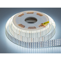 LED стрічка 24в, 180 діодів на метр, 8мм, холодний Diasha N24-2835-480-CW-20-30