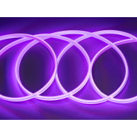 COB LED стрічка 220в, 288 шт/м, герметична, 10мм, рожевий Diasha P220CL-COB-288-PINK-65-10