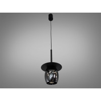 Підвісний світильник-туба GU10 чорний хром Diasha QY-H1170PB