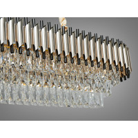 Люстра в зал 16 ламп Diasha 9001-1200x350SGD+PB