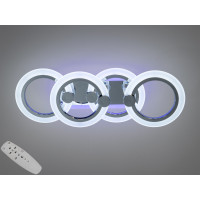 Стельовий світильник Diasha HA8022-2+2HRLED3 хром три LED кільця Diasha HA8022/2+2HRLED3colordimmer