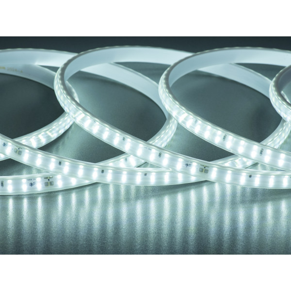 Світлодіодна стрічка 220в, 180шт/м, герметична, 12мм, холодний Diasha P220-2835-180-CW-65-12