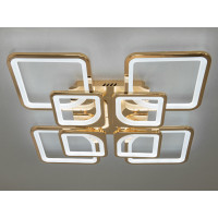 Cветодиодная люстра Diasha 8060/4+4 G led dimmer 3 color