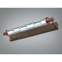 Настінне LED бра Лофт золото 10 Вт хвилясте скло Diasha 9626/S