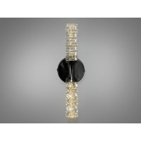 Бра настінне LED 5 Вт чорний хром кришталь Diasha 8151-BBK