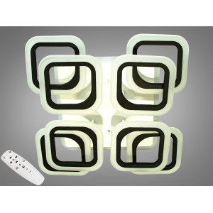 Люстра в зал 120W Diasha HAS8060/4+4BKLED3colordimmer