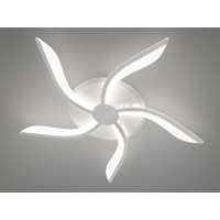 Стельова led люстра кільця з пультом, диммером, підсвіткою, 40W, біла Diasha 2480/5WHLED3colordimmer