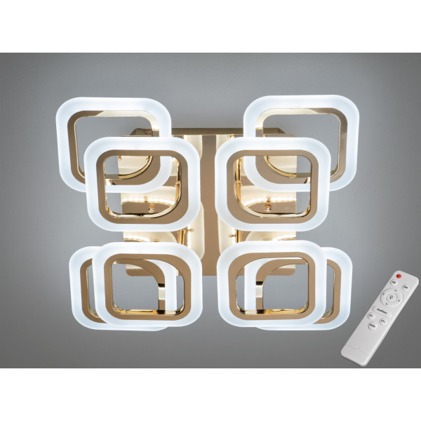 Світлодіодна люстра Diasha Серія 8060 хром 70W з пультом Diasha HAS8060/4+4G