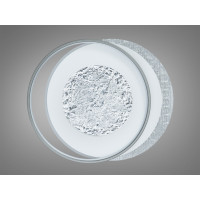 Світлодіодна стельова люстра чорна вставка 90 Вт Diasha 2570-A