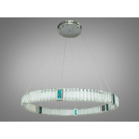 Подвесная светодиодная люстра кольца с хрусталем в стиле модерн Diasha 81028-800HR
