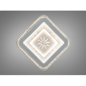 Світлодіодна стельова люстра сіра 42 Вт до 7 м² Diasha 12518A