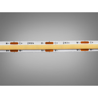 Адресна LED стрічка 24В, 120 діодів на метр, 8мм, теплий+холодний Diasha P24B-COB-624-CW+WW-20-8