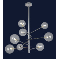 Люстра молекула светодиодная в стиле лофт Levistella 761LLP01-8 CR+CL