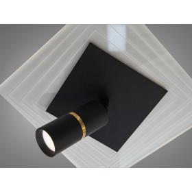 LED люстра Diasha білий чорний 64Вт димер пульт Diasha 5535WH+BKdimmer