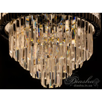 Люстра с хрусталем Diasha 9019B-BK+HR