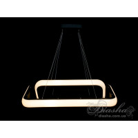 LED люстра подвесная с  диммерным пультом Diasha 8102-700*400+600*250BK dimmer