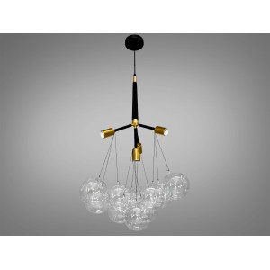 Люстра підвіс у стилі Loft на 4 лампи, золото Diasha 7501/4GD