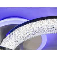 Стельовий світлодіодний смарт світильник з пультом, димером, 42W Diasha 2203/2BKLED3colordimmer