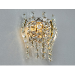 Настінне кришталеве бра LED золото 6 Вт Diasha 3038/2WSGD