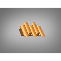 Фасадний LED світильник Diasha бронза 5 W up down Diasha 0224/5-GD