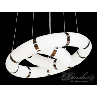 Люстра кольца Diasha MD2437-500+300WH dimmer 