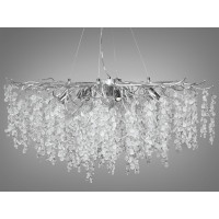 Современная люстра в зал 14 ламп, хром Diasha 603-1000CH