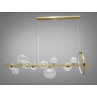 Люстра лофт в зал или спальню на 10 ламп Diasha YC2108L-10G