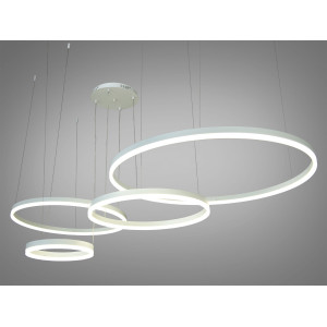 Ексклюзивна новинка, світлодіодна люстра на тросах, потужністю 175 Вт Diasha 1029-800+600+500+300WH