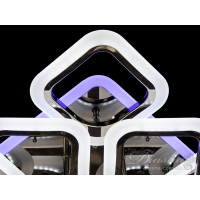 Люстры потолочные светодиодные с пультом  Diasha AS8060/4+4BHR LED 3color dimmer