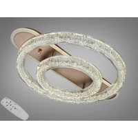 Люстра стельова Diasha LED золото 80W пульт 14 м² Diasha 9711/500+300G