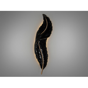 Декоративний настінний світлодіодний світильник, 28W, чорний Diasha KST2315/900BK