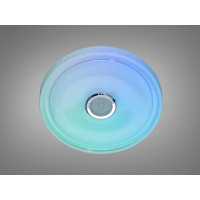 Смарт LED люстра біла 80 Вт RGB з Bluetooth Diasha DB-8311/500RGB+MP3