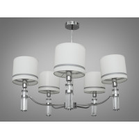 Люстра в спальню с абажуром Diasha 1011/5HR