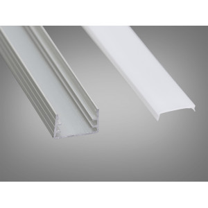 Профіль для LED стрічки, накладний Diasha PL-506-1M