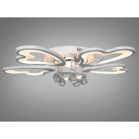 Стельова LED люстра Diasha золото з пультом 185Вт Diasha 8154/5WHdimmer