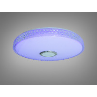Смарт LED люстра біла 80 Вт RGB з Bluetooth Diasha DB-8304/500RGB+MP3