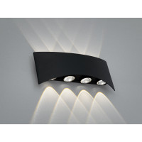 Світильник LED фасадний Diasha чорний 4W 4 промені Diasha DFB-2325-8ABK