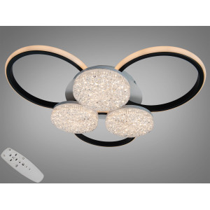 Люстра LED Diasha біло-чорна 82W пульт 3+3 Diasha 2562WH+BKDIMMER