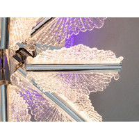 Стельова LED люстра хром 105W пульт димер Diasha 25106/4+4HRLED3colordimmer