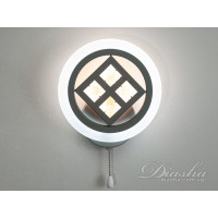 Декоративний настінний світлодіодний світильник, 20W, сірий Diasha AD8200/1GR