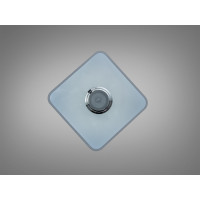 Стельова люстра біла 45 Вт з Bluetooth колонкою та підключенням до розумного будинку Diasha DB-8501B/280x280RGB+MP3+TUYA