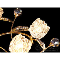 Галогенна люстра зі світлодіодною підсвіткою  Diasha 8296/16HRA