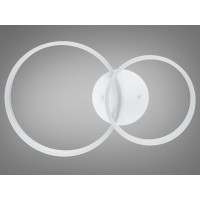 LED люстра 11 квадратів білий чорний 65Вт пульт Diasha 2539WHdimmer