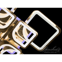 Cветодиодная люстра Diasha 8060/4+4 G led dimmer 3 color