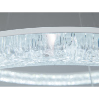 Підвісна LED люстра кільця біла 220 Вт 38-40 м² Diasha D9711/800+600+400WH