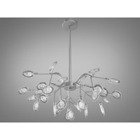 Люстра декоративная  30 лампочки, хром сатин Diasha 886-30CSL